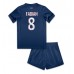 Maillot de foot Paris Saint-Germain Fabian Ruiz #8 Domicile vêtements enfant 2024-25 Manches Courtes (+ pantalon court)